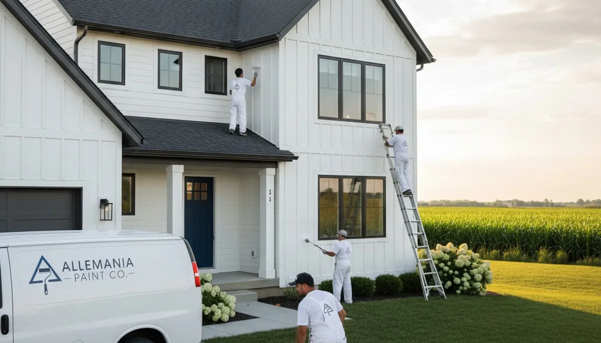 House painters in Des Moines, IA providing professional interior and exterior painting services
