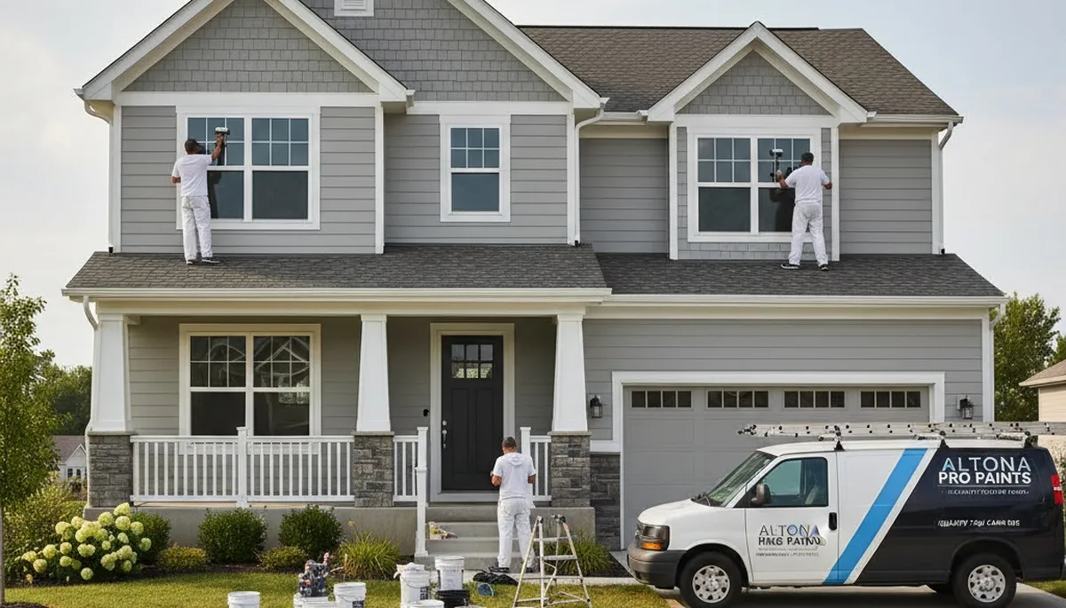 Professional house painting services in Des Moines, IA for residential exterior and interior projects