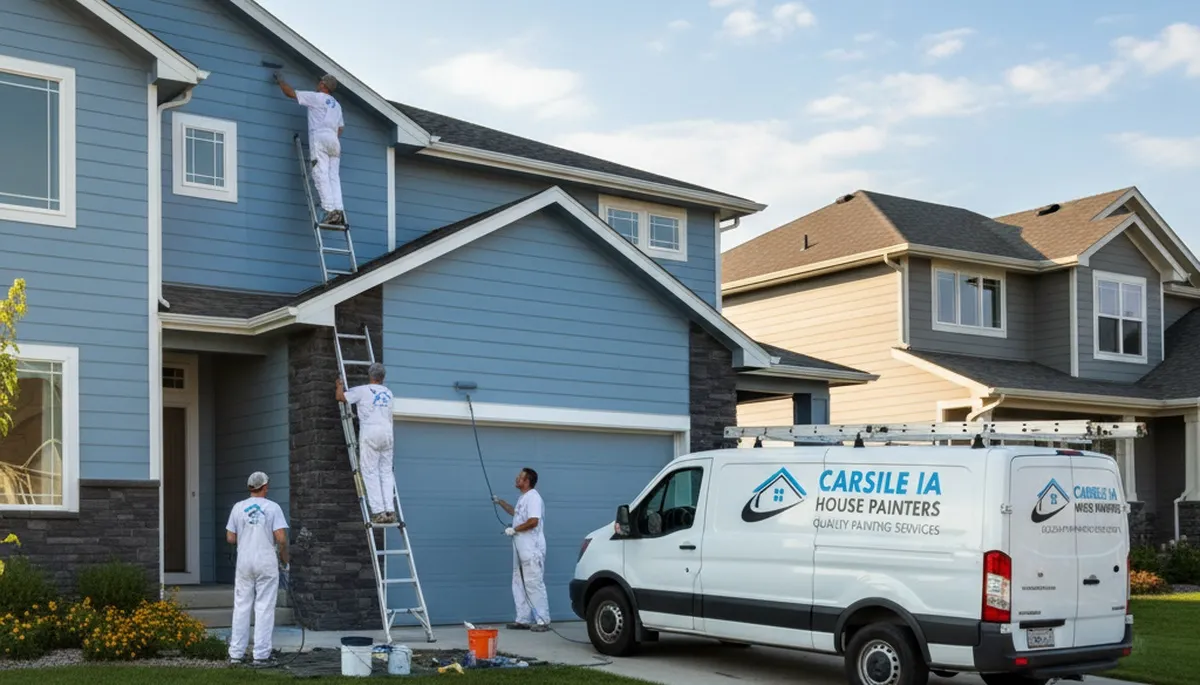 Professional house painters in Des Moines IA providing expert exterior home painting services