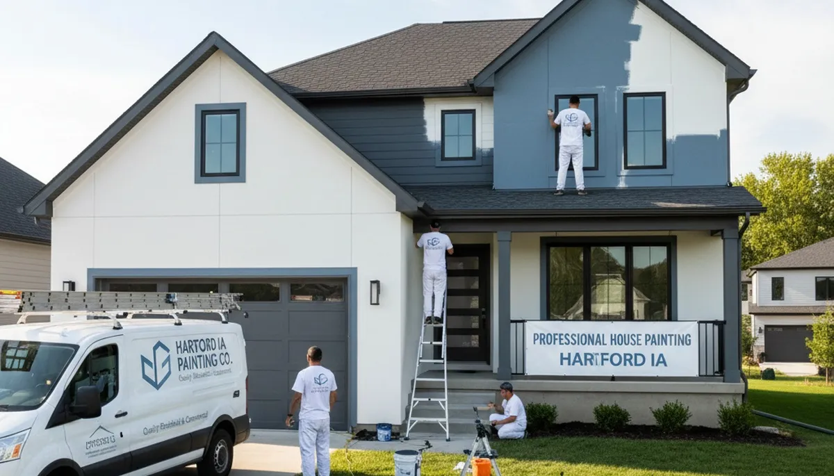 Des Moines, IA house painters providing professional interior and exterior painting services