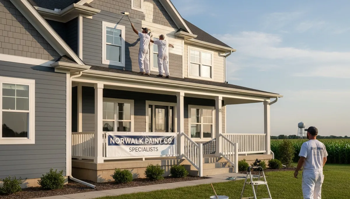 House painting team in Des Moines, IA providing interior and exterior painting services