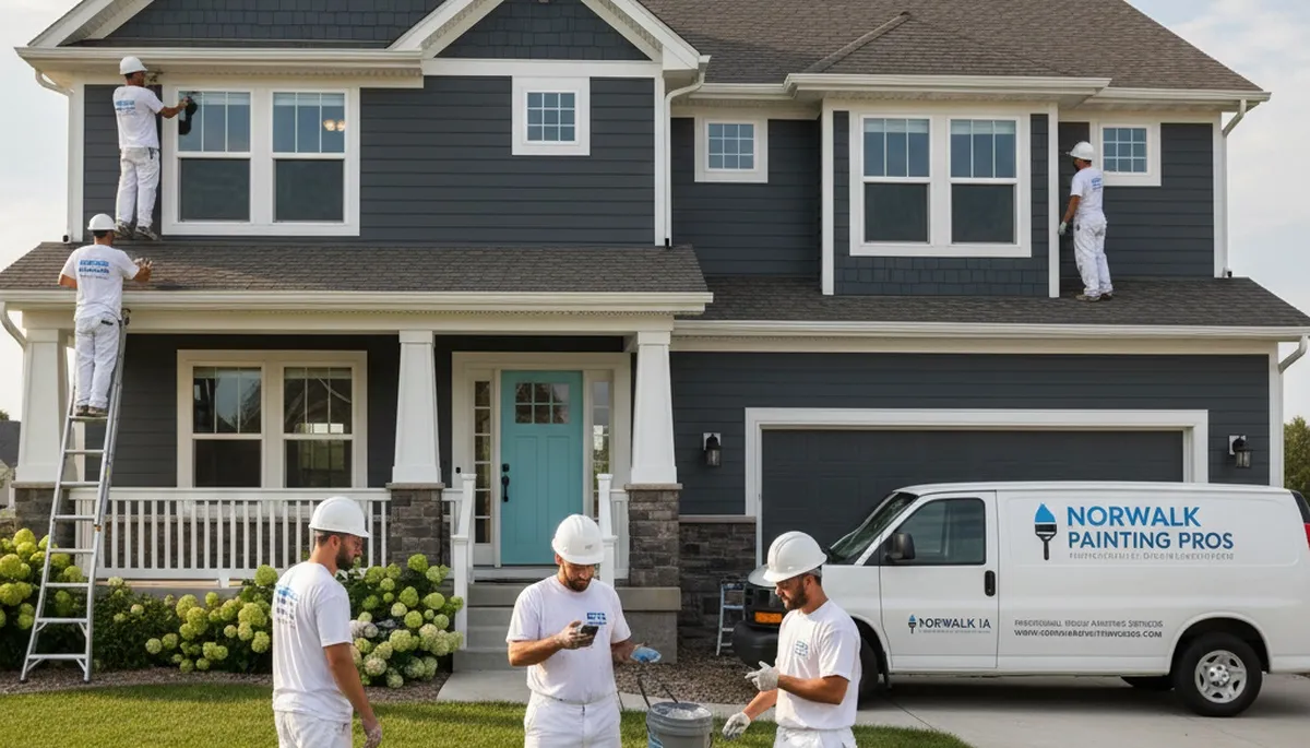 House painters in Des Moines, IA providing professional interior and exterior painting services