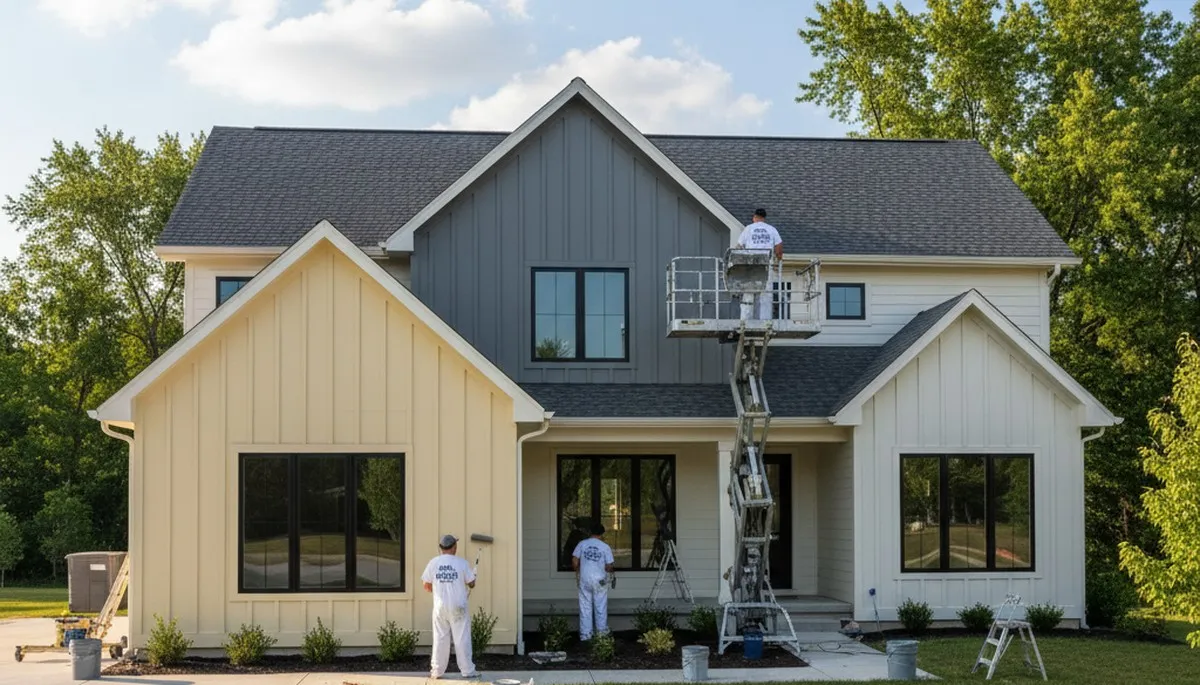 House painters in Des Moines, IA providing professional exterior and interior painting services