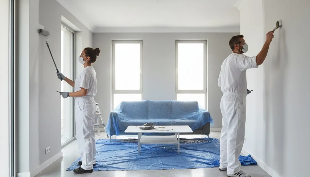 Professional interior house painting service in Des Moines, IA by expert local painters